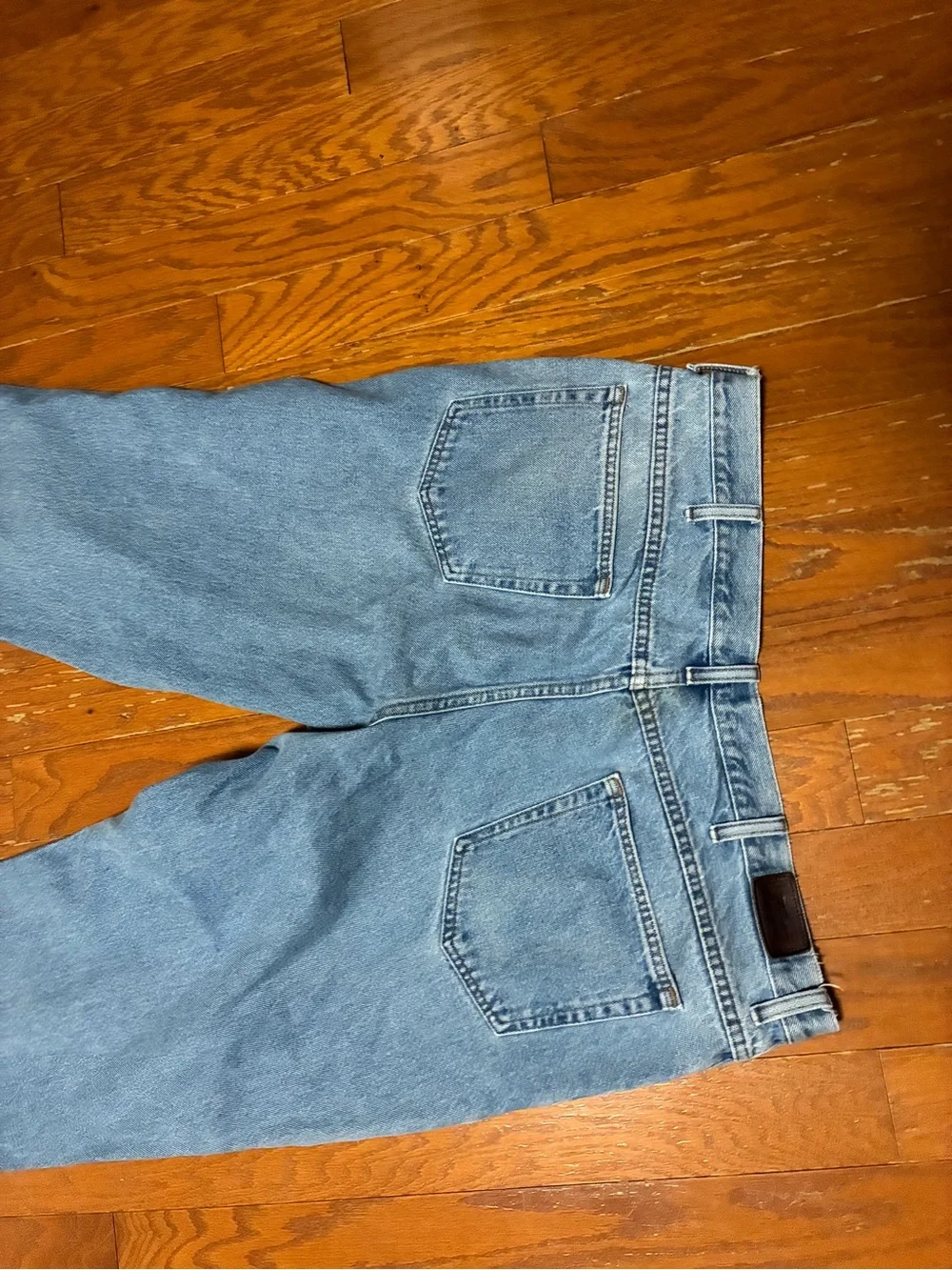 L.L. Bean Men's Straight Jeans - 42x29 - see pics for rip